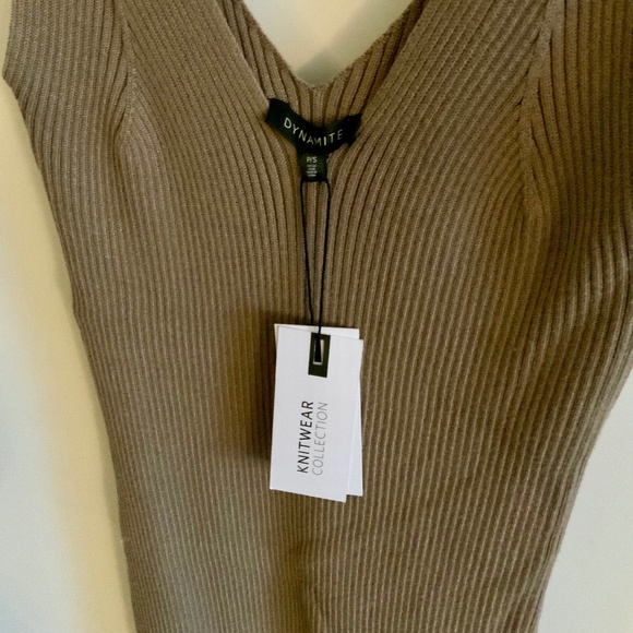NWT - Dynamite Sleeveless Knitwear Dress - Picture 3 of 6